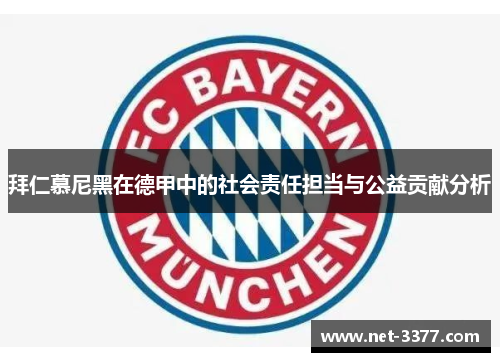 拜仁慕尼黑在德甲中的社会责任担当与公益贡献分析 拜仁慕尼黑在德甲中的社会责任担当与公益贡献分析